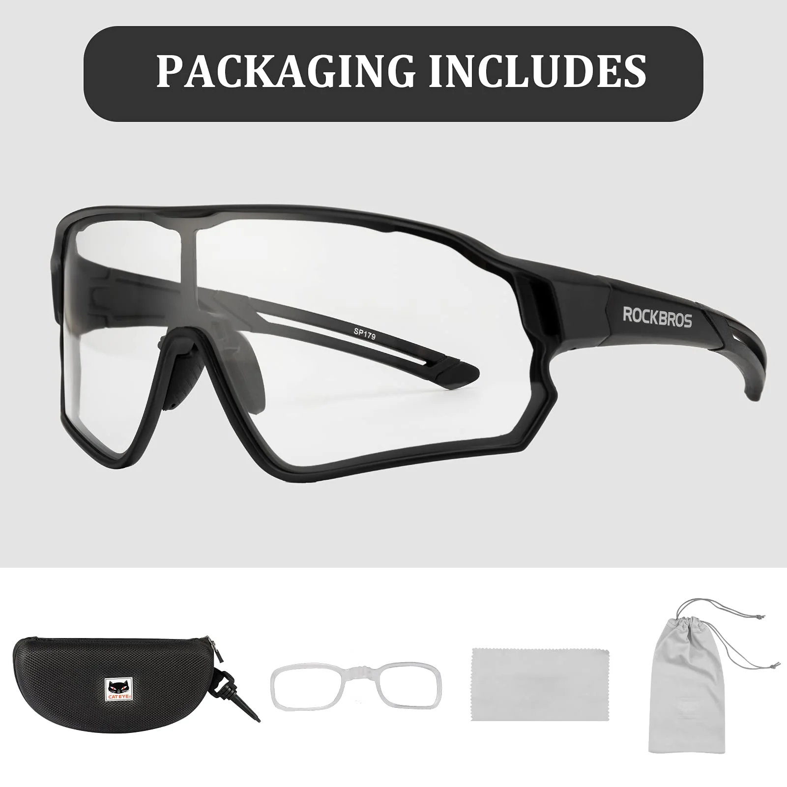 Thickened PC Lens Photochromic Sunglasses (UV400) - Image 3
