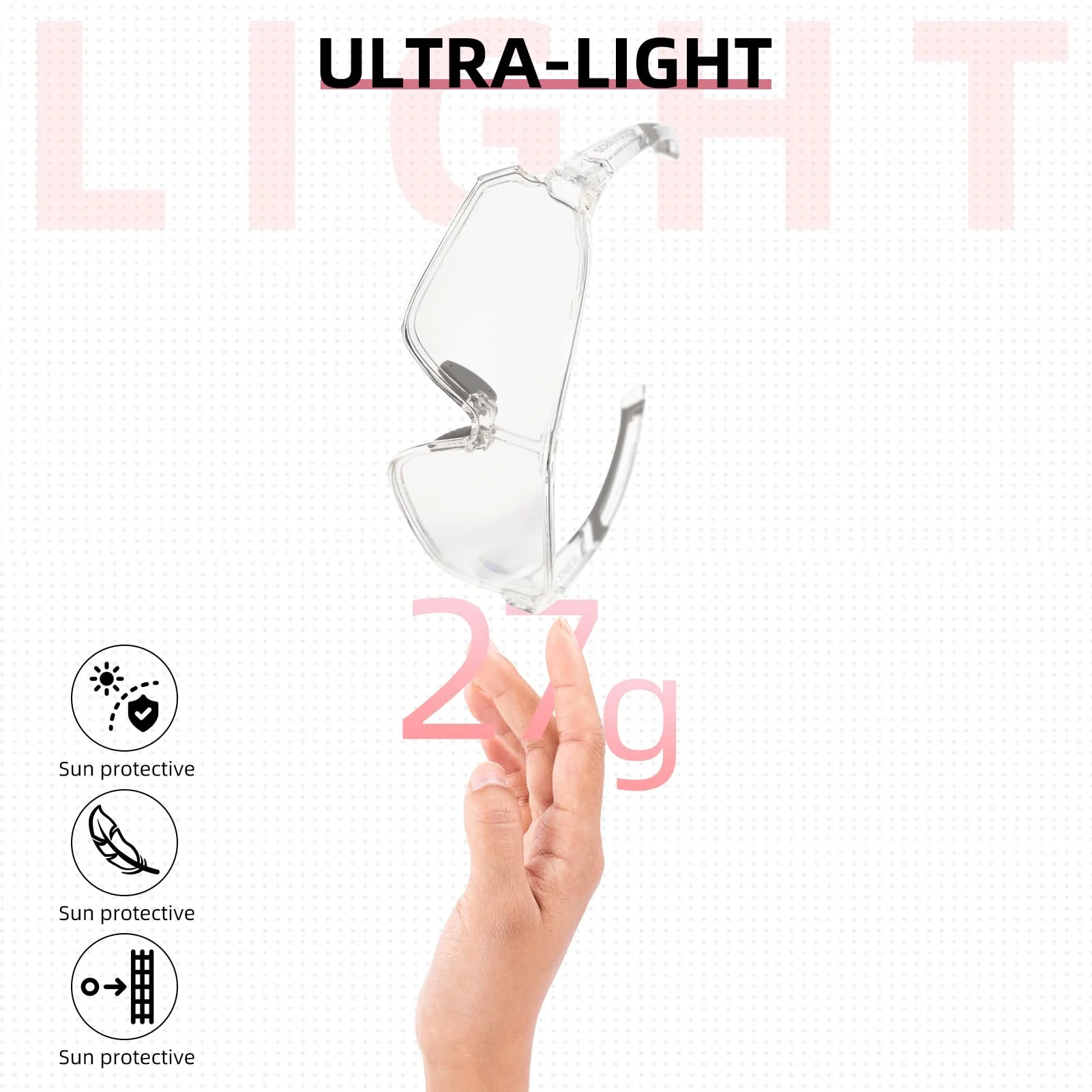 Thickened PC Lens Photochromic Sunglasses (UV400) - Image 36