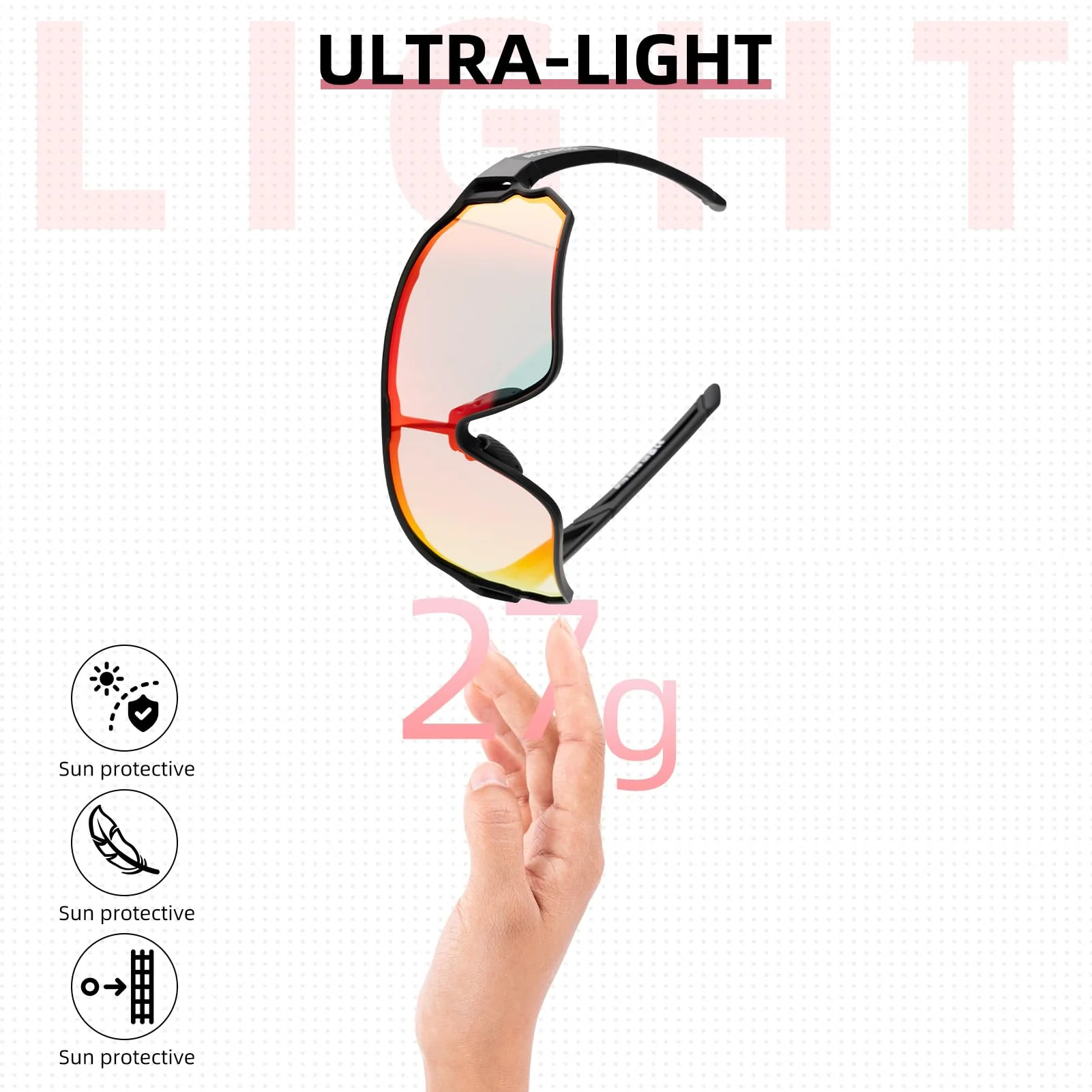 Thickened PC Lens Photochromic Sunglasses (UV400) - Image 9