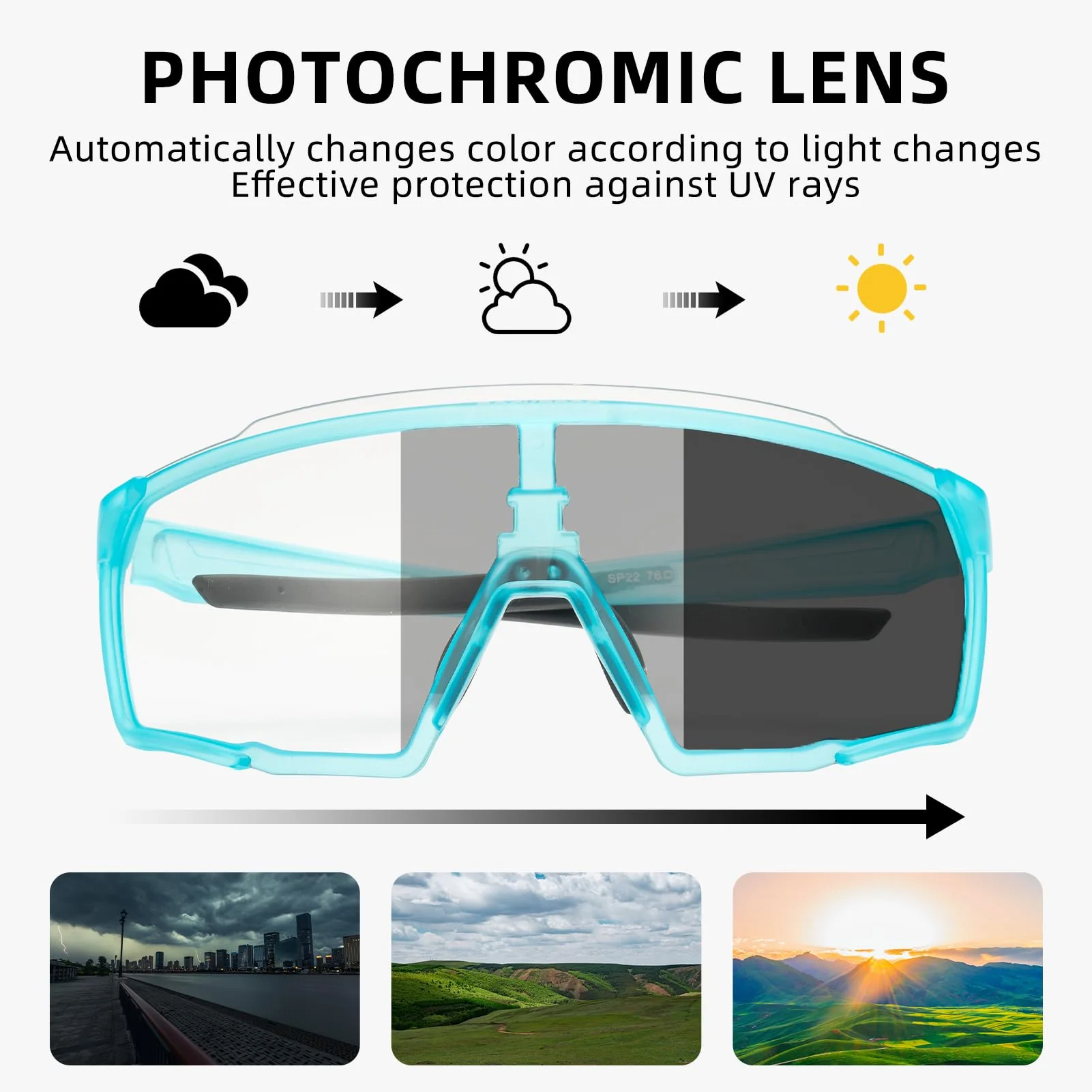 Polarised Full-Lens Sunglasses for Outdoor Sports - Image 10