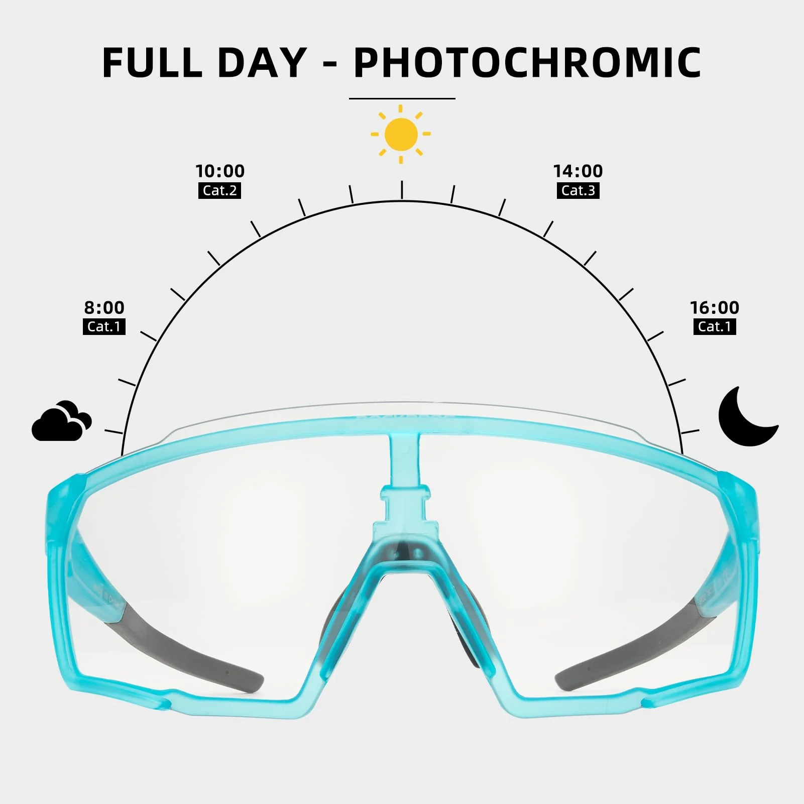 Polarised Full-Lens Sunglasses for Outdoor Sports - Image 12
