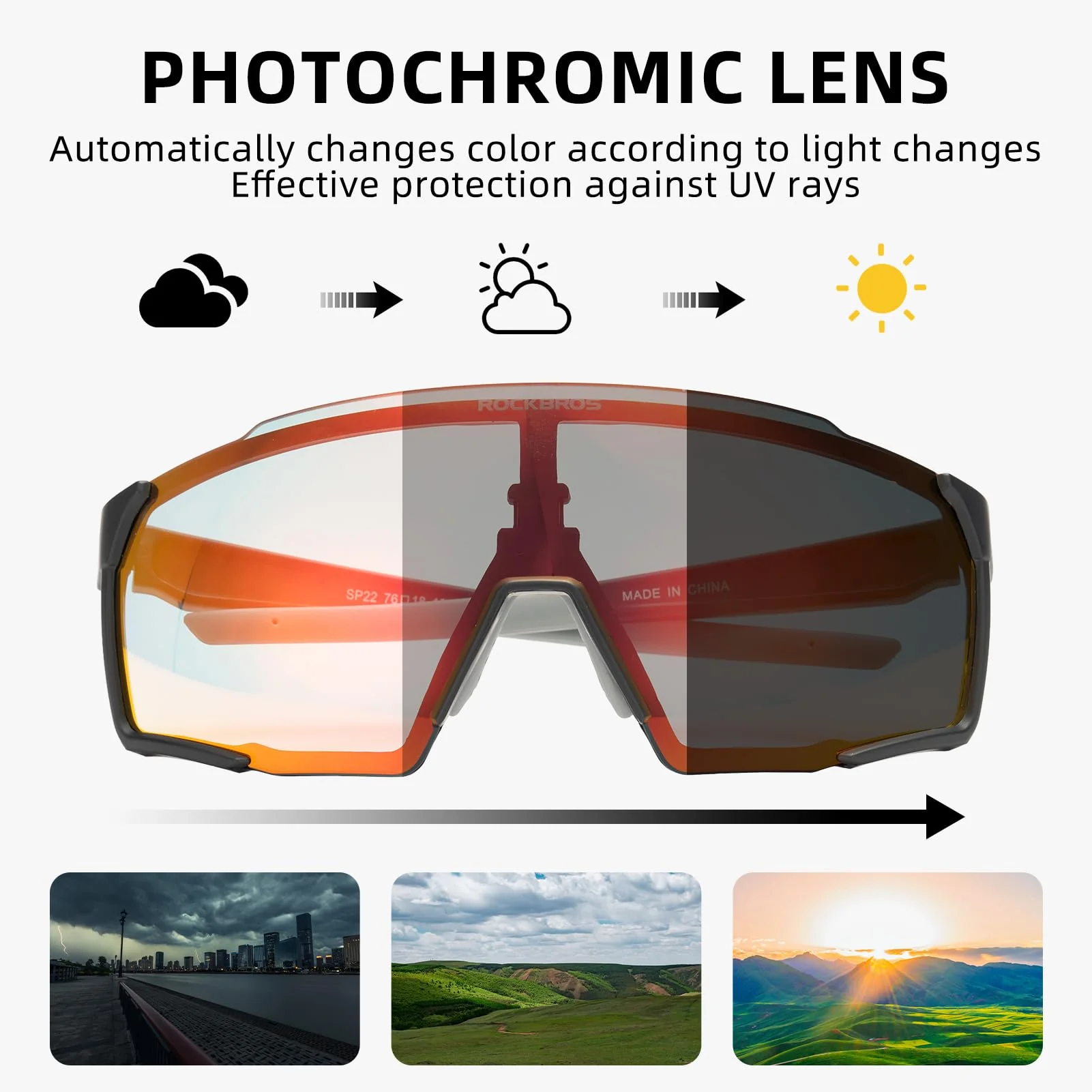 Polarised Full-Lens Sunglasses for Outdoor Sports - Image 18