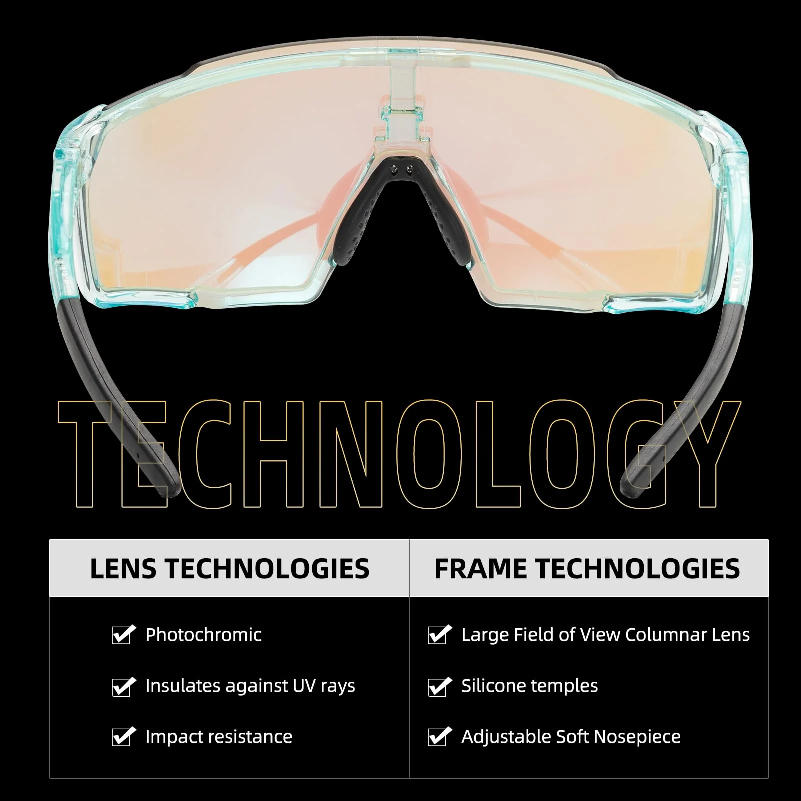 Polarised Full-Lens Sunglasses for Outdoor Sports - Image 4