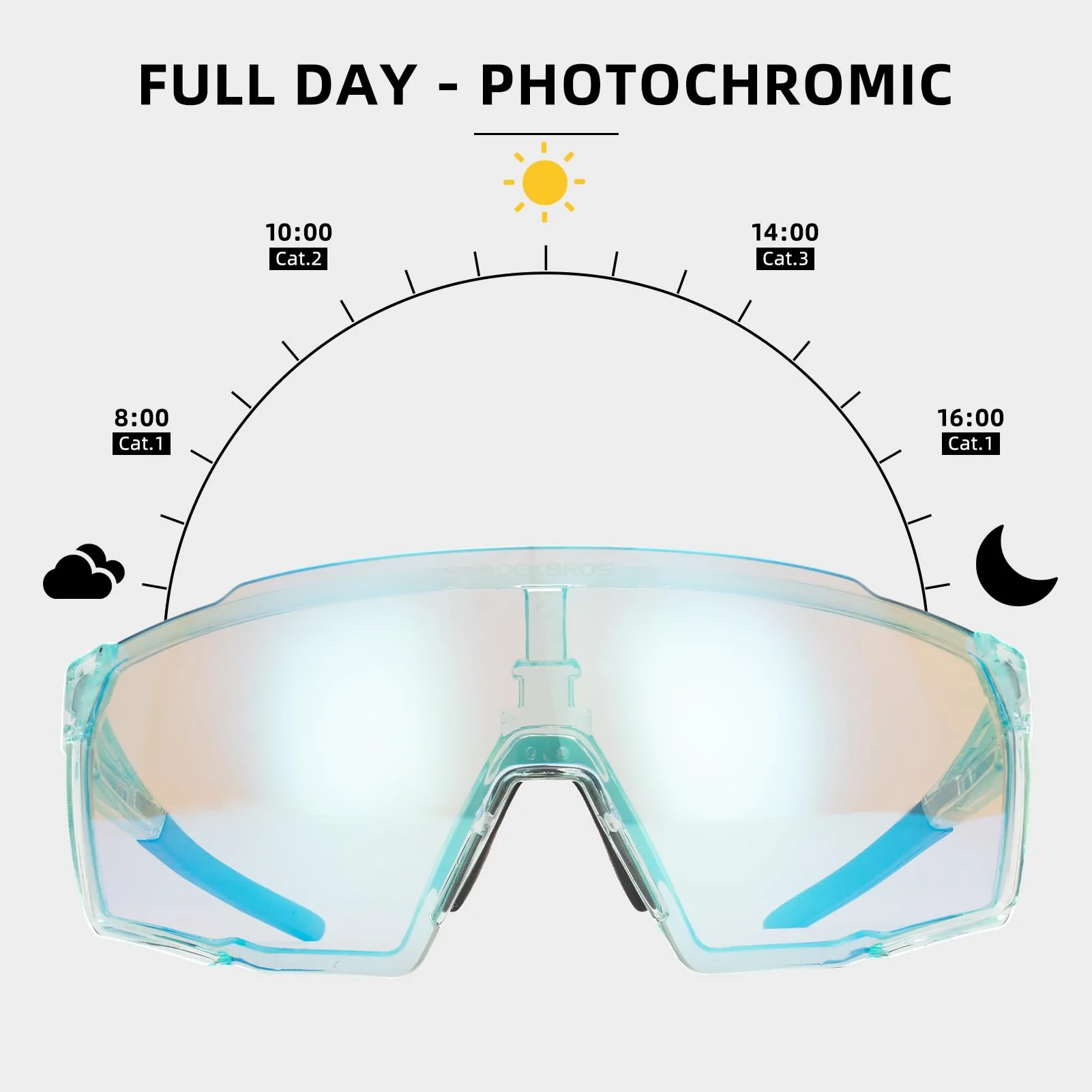 Polarised Full-Lens Sunglasses for Outdoor Sports - Image 5