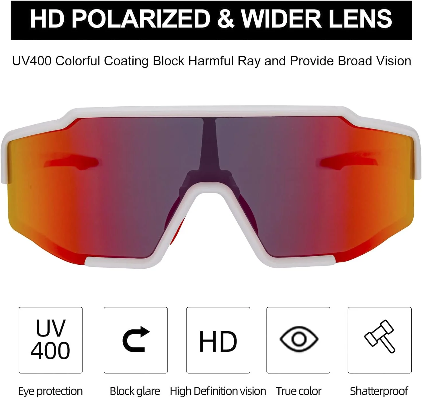 Polarized Cycling Sunglasses (UV400) - Image 14