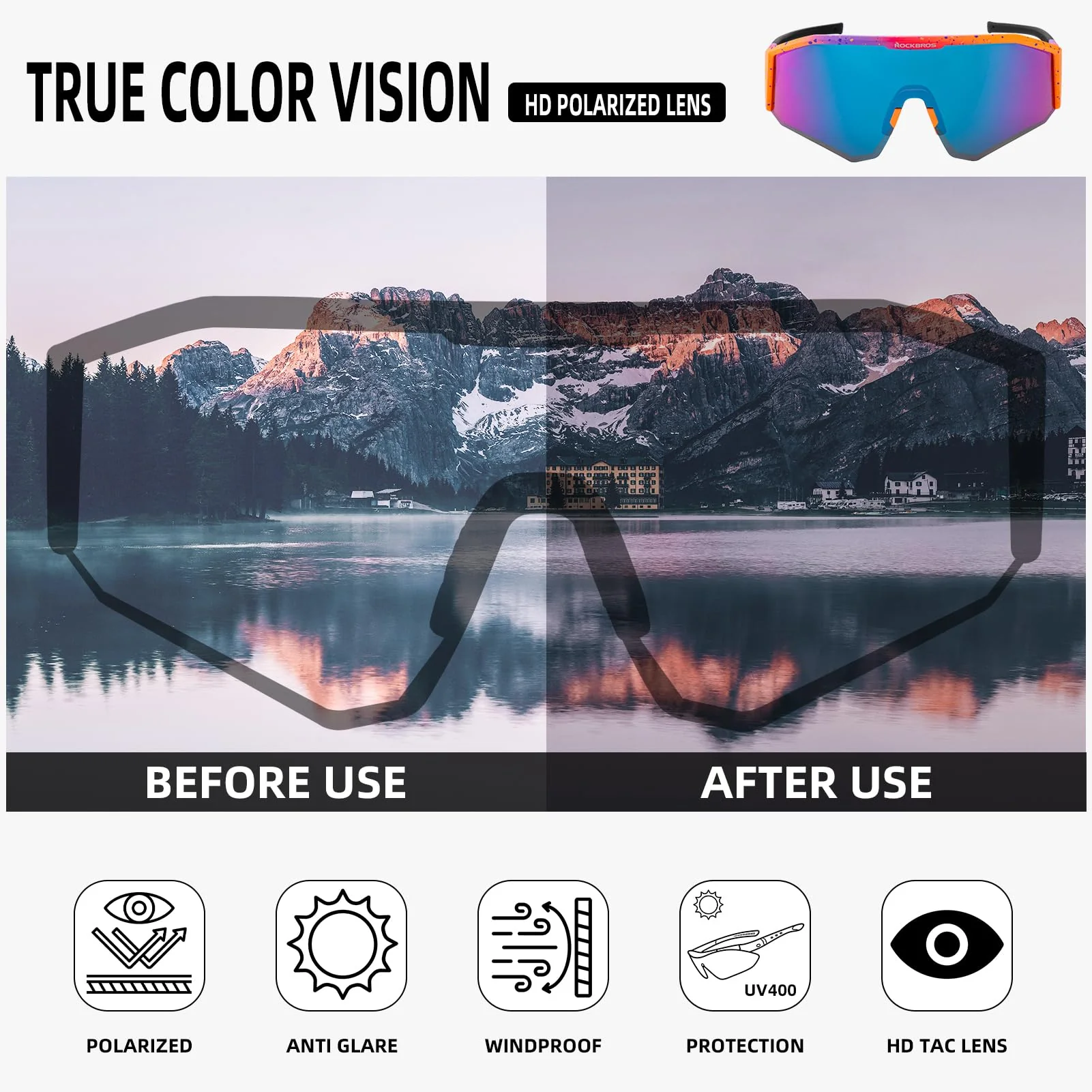 Polarized Sunglasses with Adjustable Fit (UV400) - Image 6