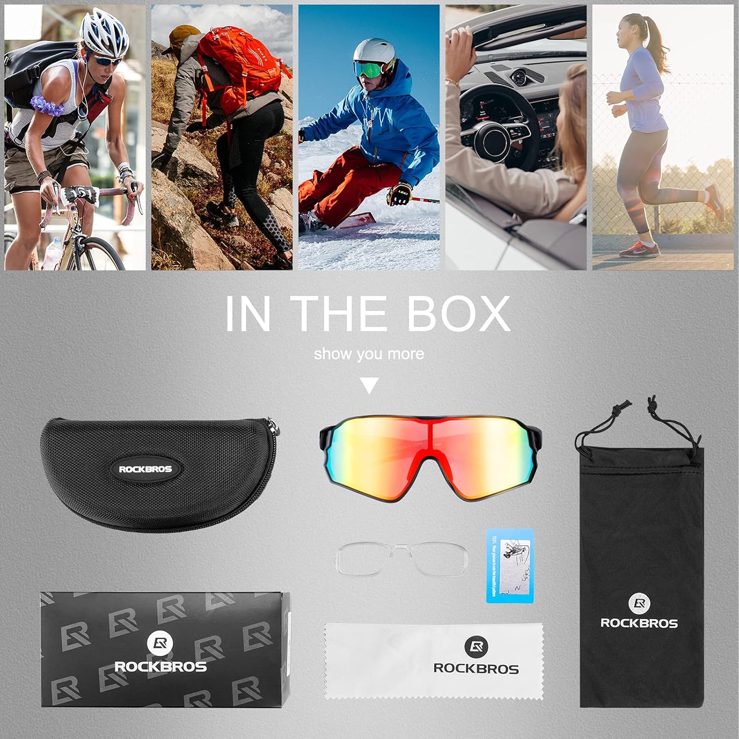 UV400 Polarized Sunglasses for Cycling - Image 36