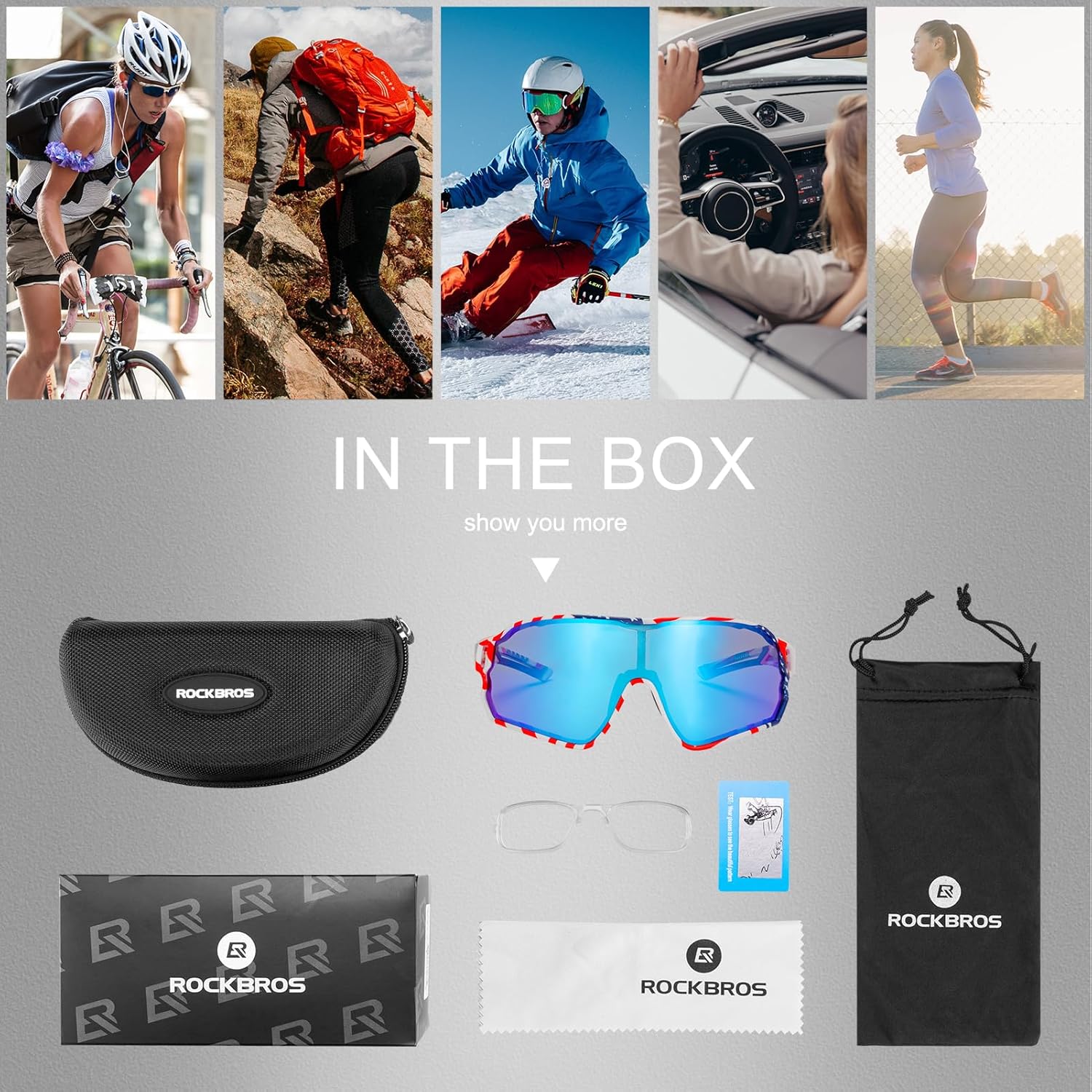 UV400 Polarized Sunglasses for Cycling - Image 69