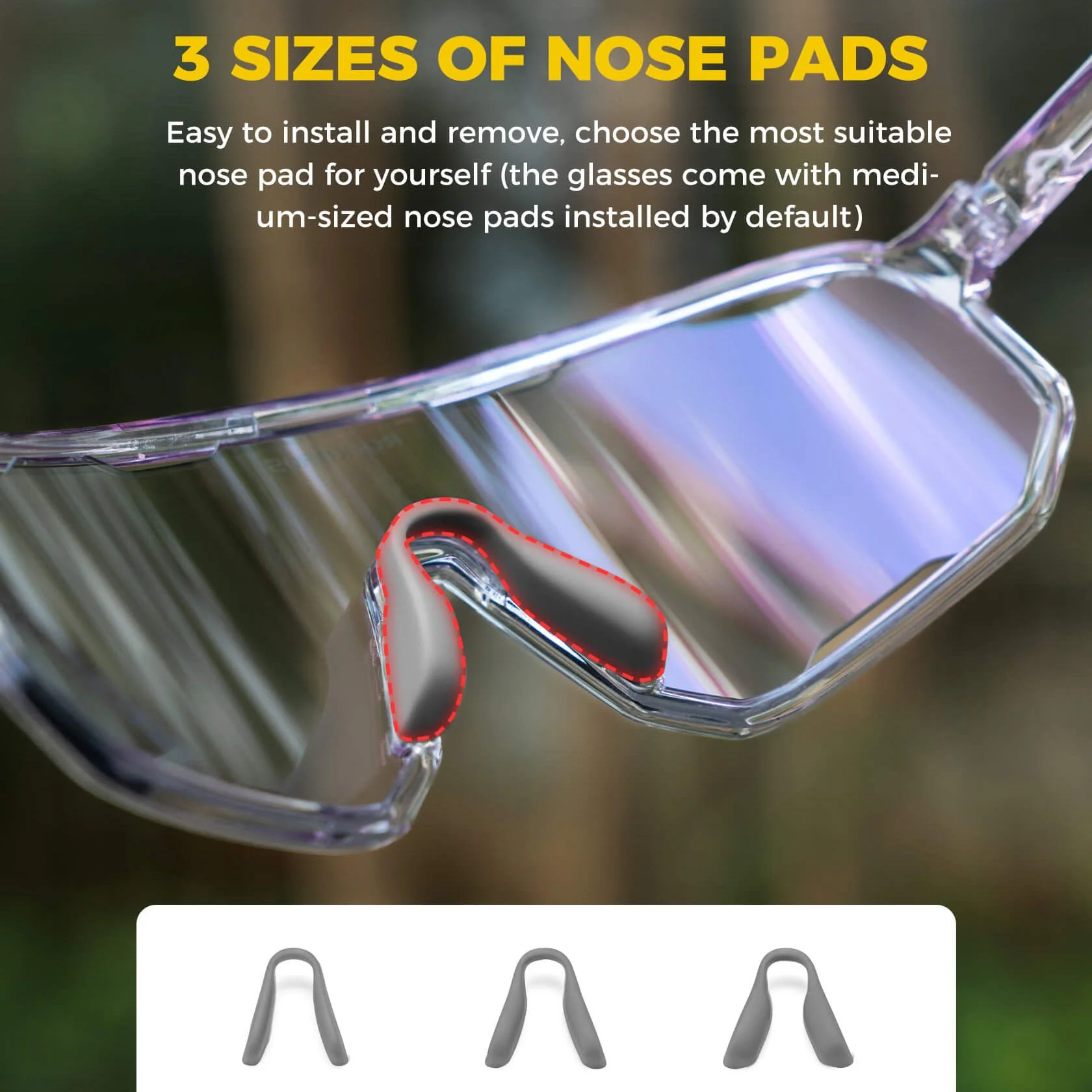 Transparent Windproof Polarized Cycling Glasses - Image 15