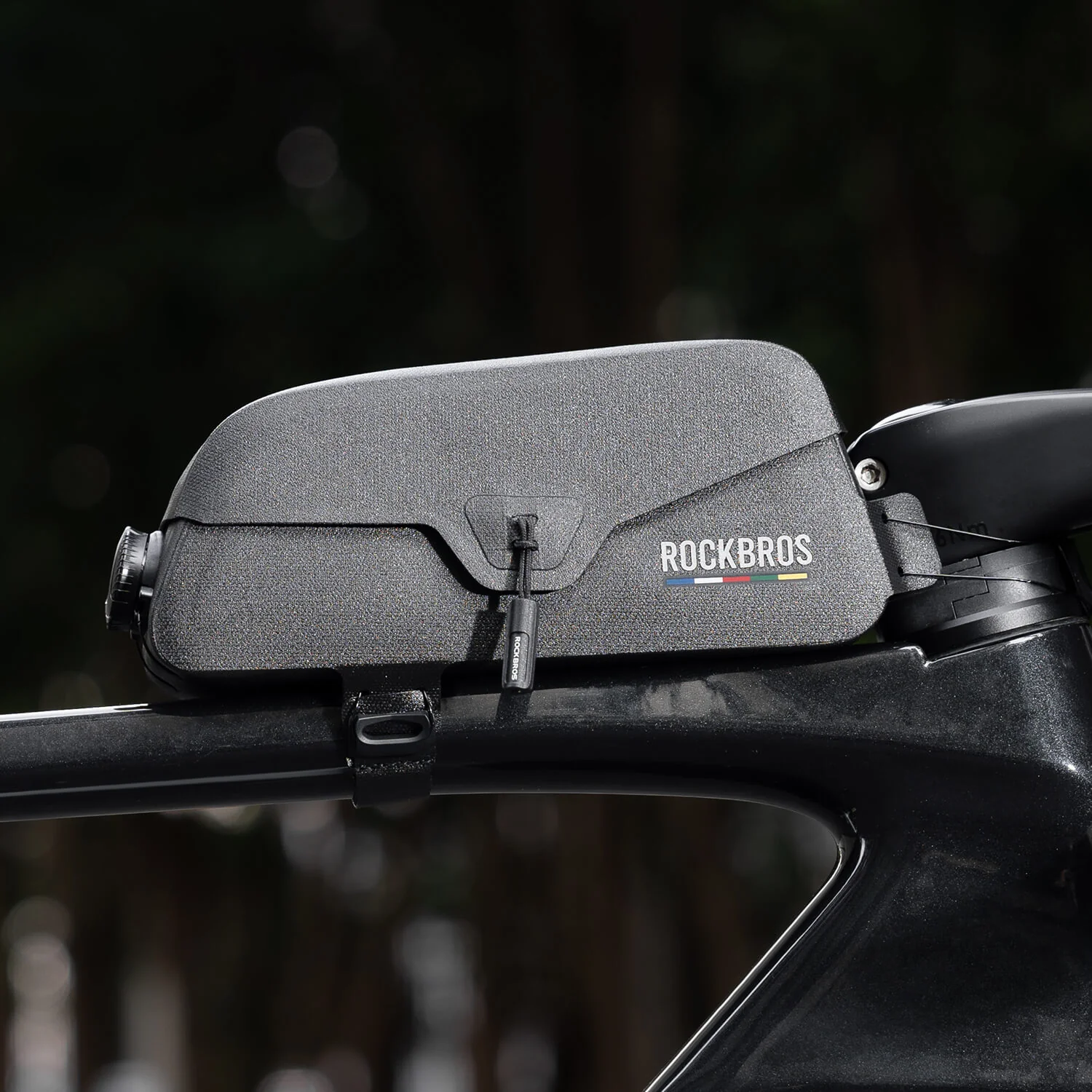 ROCKBROS Road To Sky 100%Waterproof Magnetic Bike Top Tube Frame Bag 0.6L/0.9L - Image 5