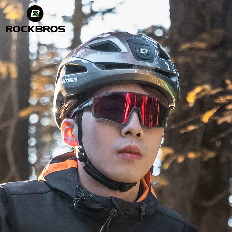 ROCKBROS Safety Warning Helmet with Built-In Lights and Adjustable Fit Electric USB - Image 15