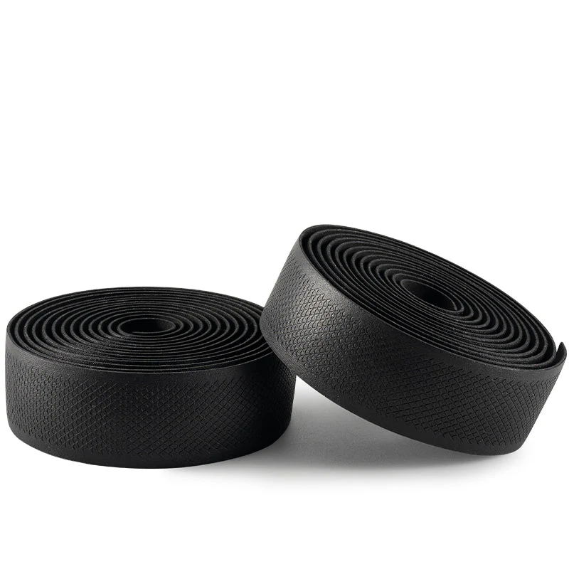 ROCKBROS Silicone PU Bicycle Handlebar Tape Soft Breathable Road Bike Tape Shock-absorption Anti-Slip Gravel Bicycle Handlebar Wrap Drop Bar Belt