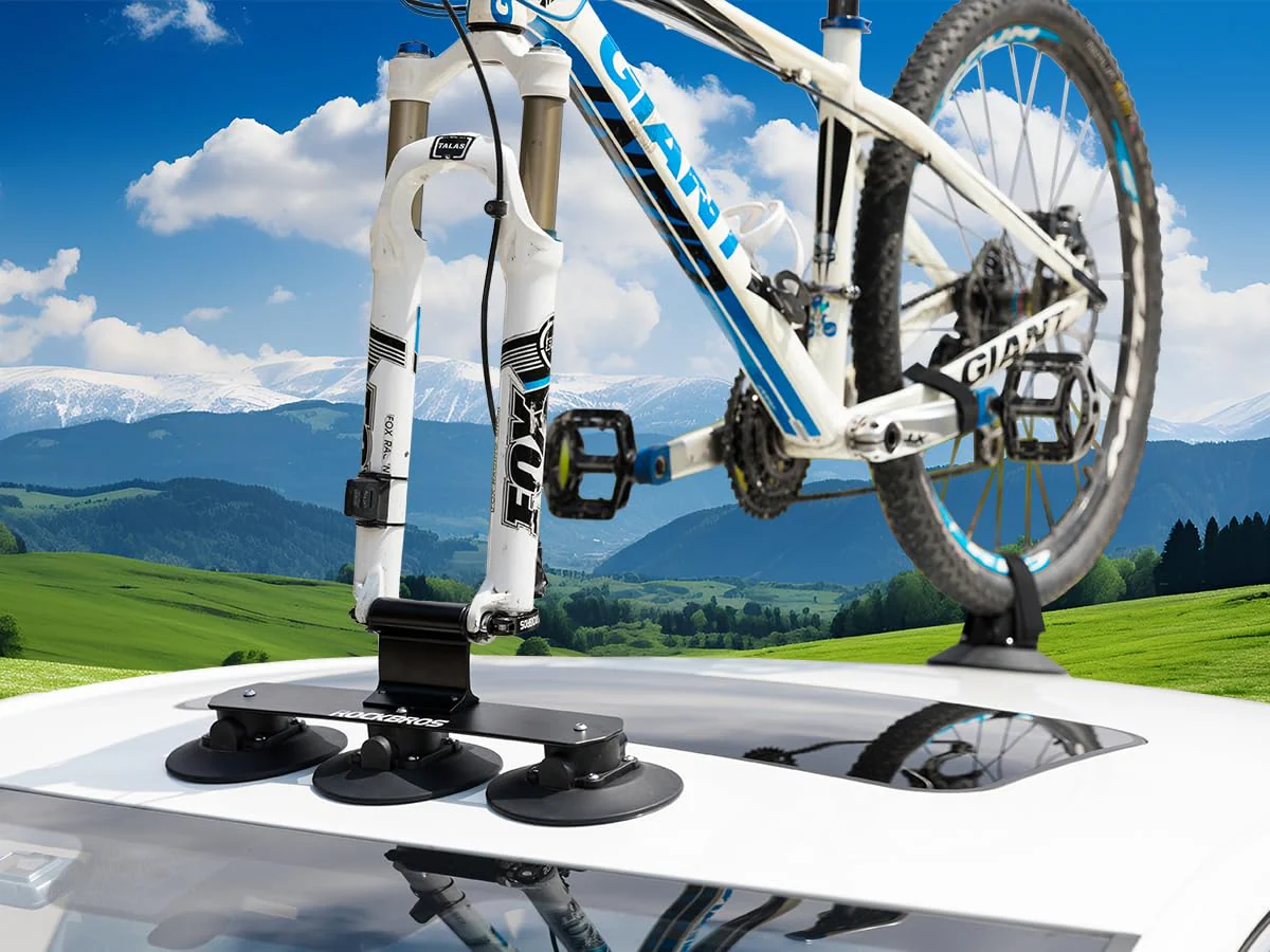 ROCKBROS Suction Cup Bike Rack for Car Roof Quick Release Sucker Mount - Image 27