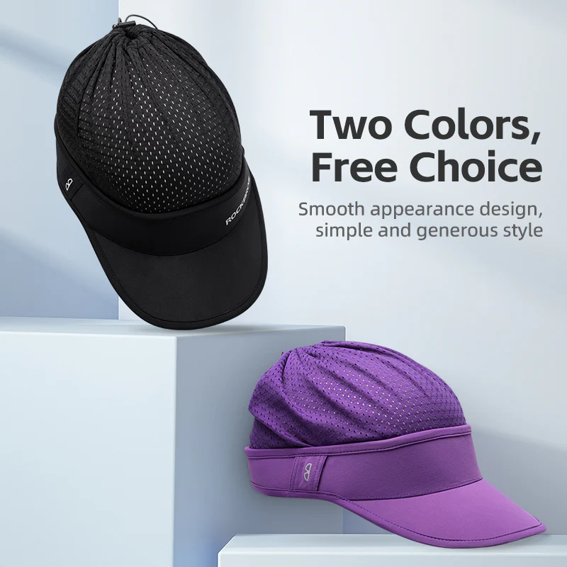 ROCKBROS Summer Sun Protection Cap with Cooling Ice Silk and Adjustable Design - Image 6