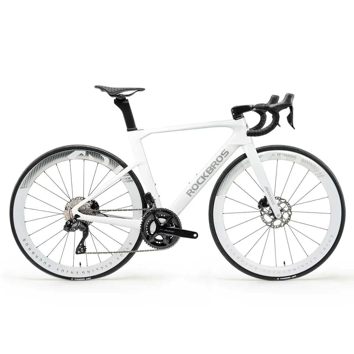 PGZ - Carbon Fiber Road Bike – Black/White - Image 4