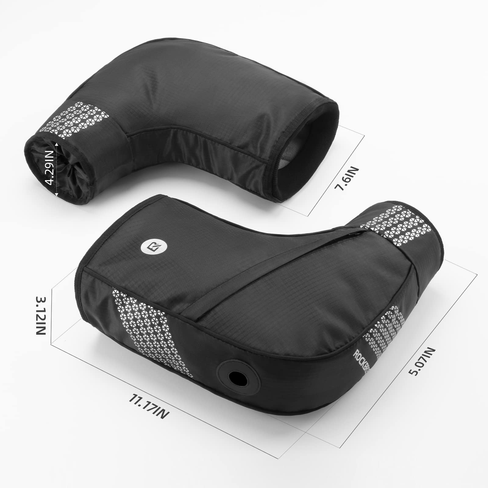 ROCKBROS Thinsulate Thermal Bike Handlebar Mittens - Cold Weather Pogies Cover Gloves - Image 7
