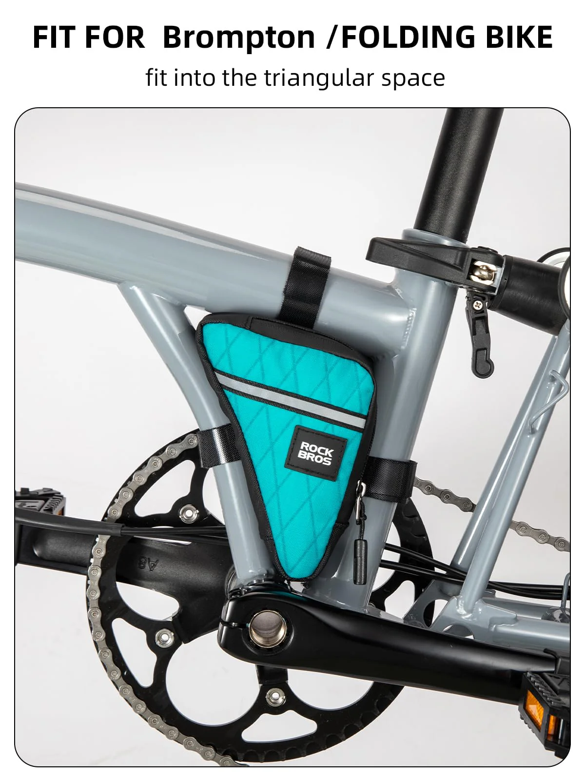 Compact Triangle Bike Tool Storage Bag - Image 22