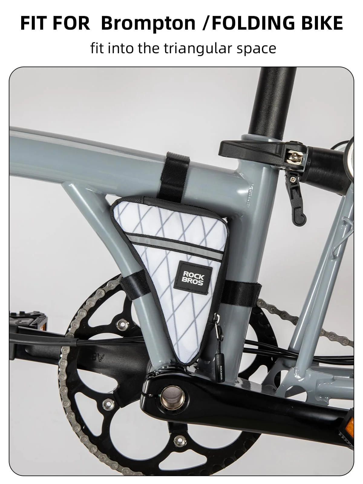 Compact Triangle Bike Tool Storage Bag - Image 28