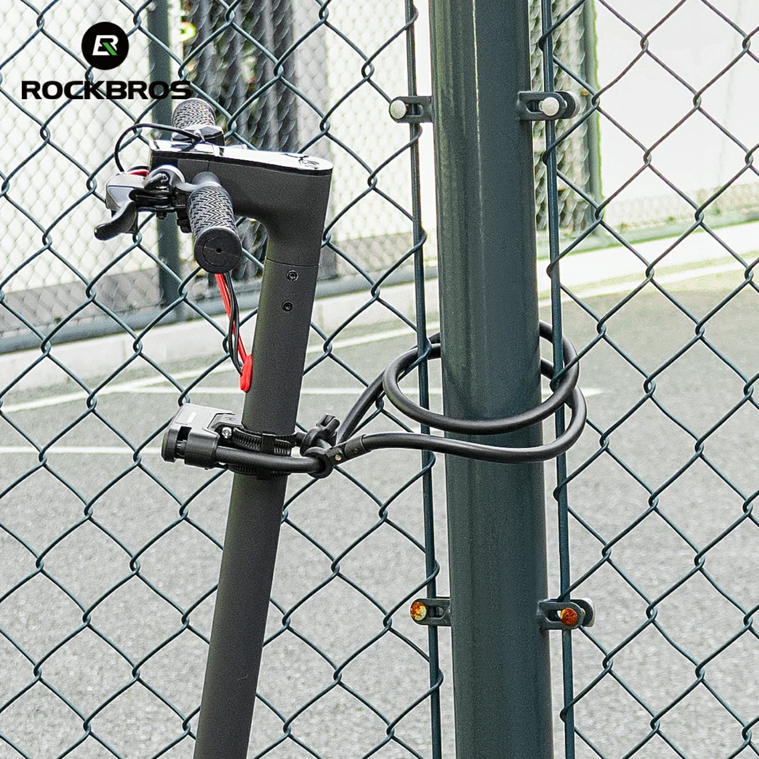 ROCKBROS U-Lock and Cable Scooter Bike Lock - Image 9