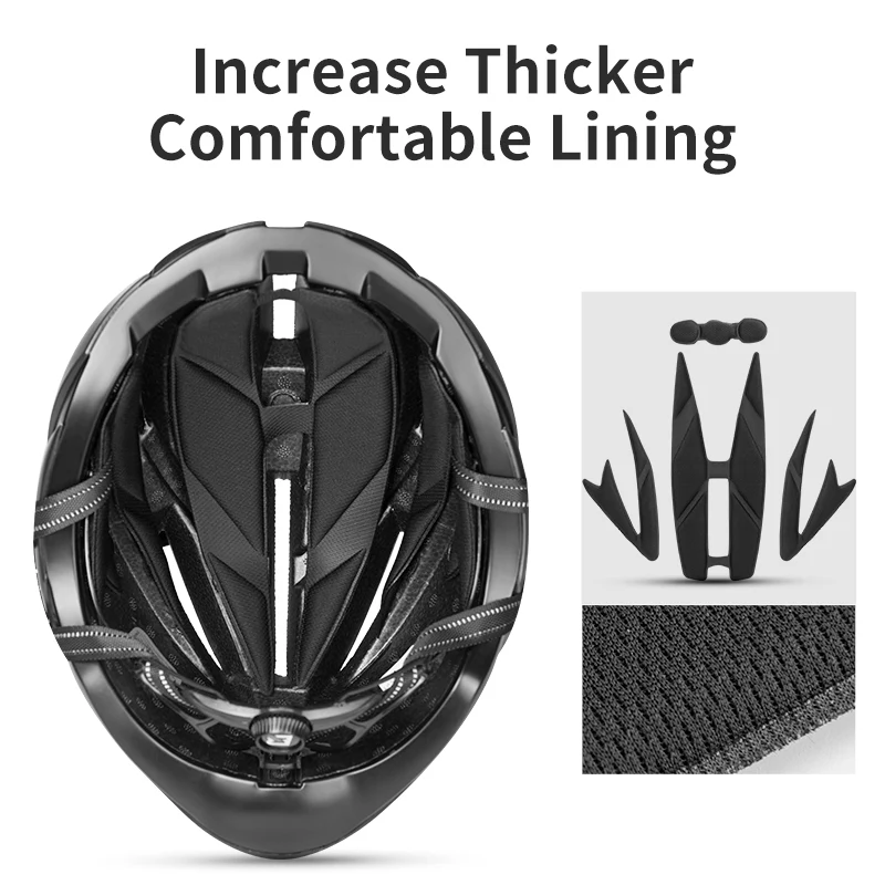 ROCKBROS Ultralight Aerodynamic Cycling Helmet MTB/Road Men's - Image 8