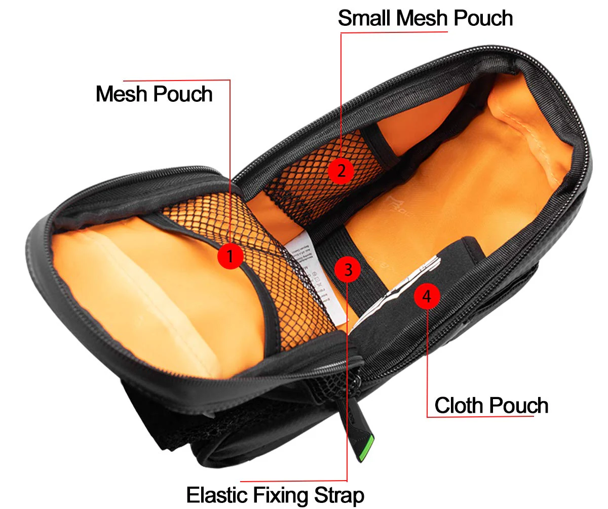 Waterproof Bike Saddle Bag with Bottle Holder - Image 9
