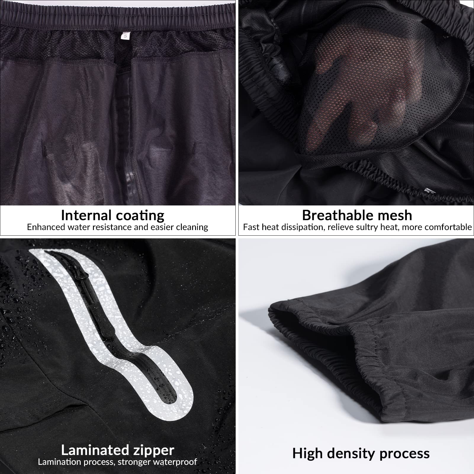 Waterproof Overtrousers for Men Women with Reflective - Image 5