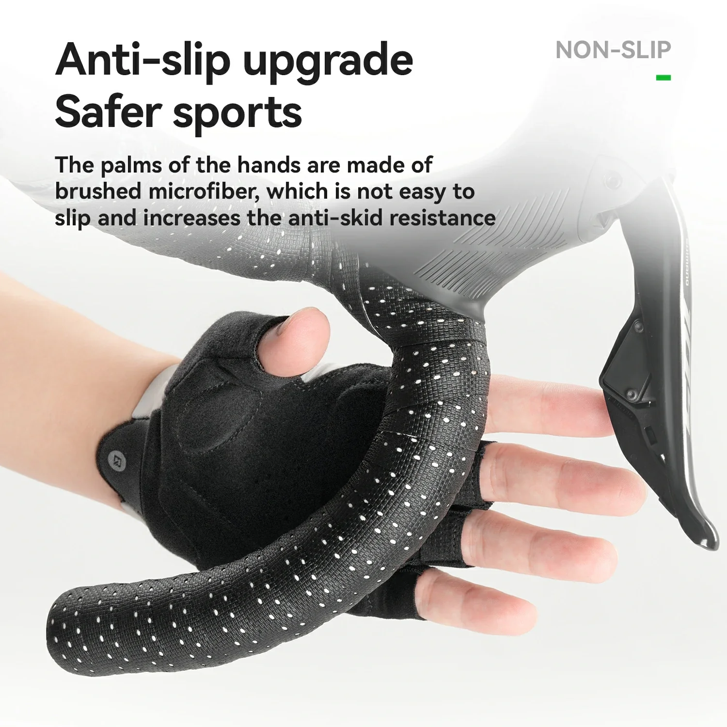 S408 Short Finger Cycling Gloves Lightweight - Image 13