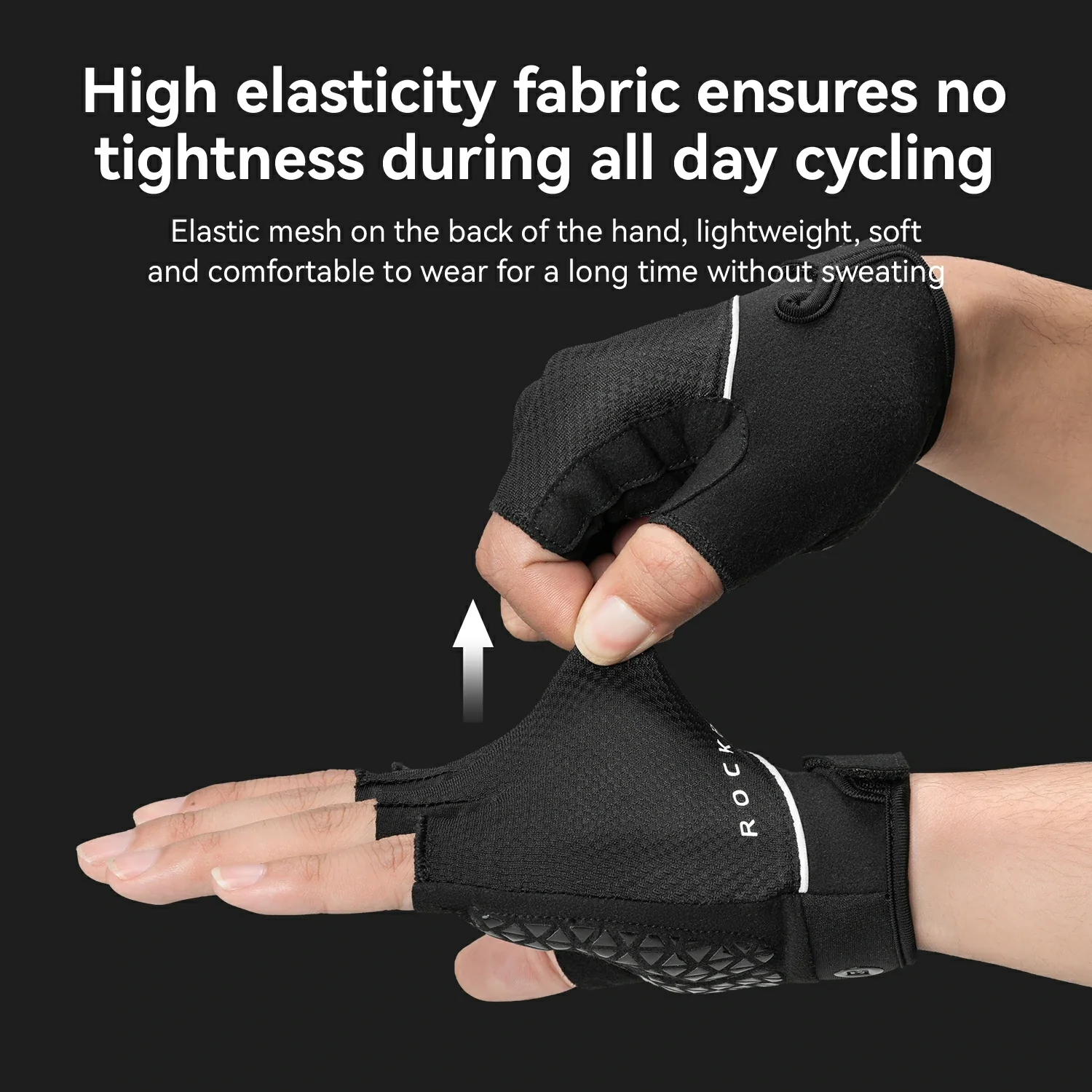S424 Half Finger Bike Gloves Breathable - Image 6