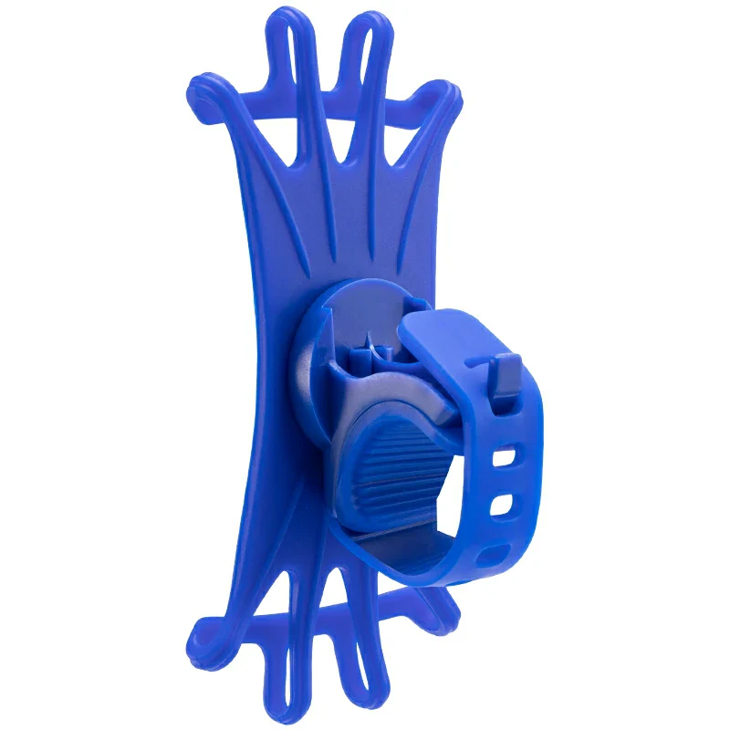 Silicone Phone Holder for Bikes, Strollers– Fits 4.0" to 6.7" Phones, 360° Rotation - Image 3