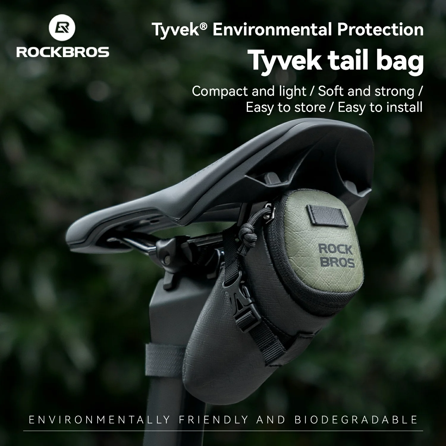 Sustainable Eco-Friendly Bike Rear Saddle Bag 0.2L - Image 5