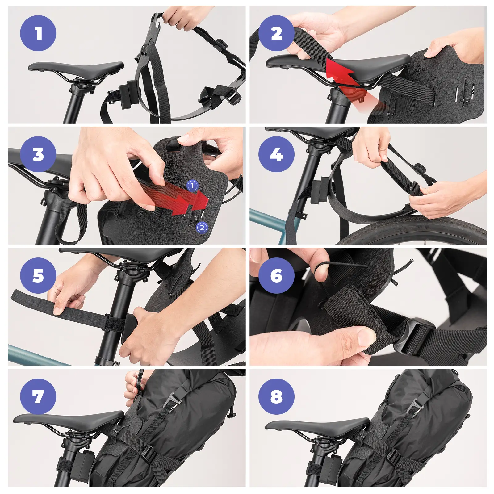 Waterproof & Lightweight Tail Bag Extension Bracket for Bikepacking - Image 8
