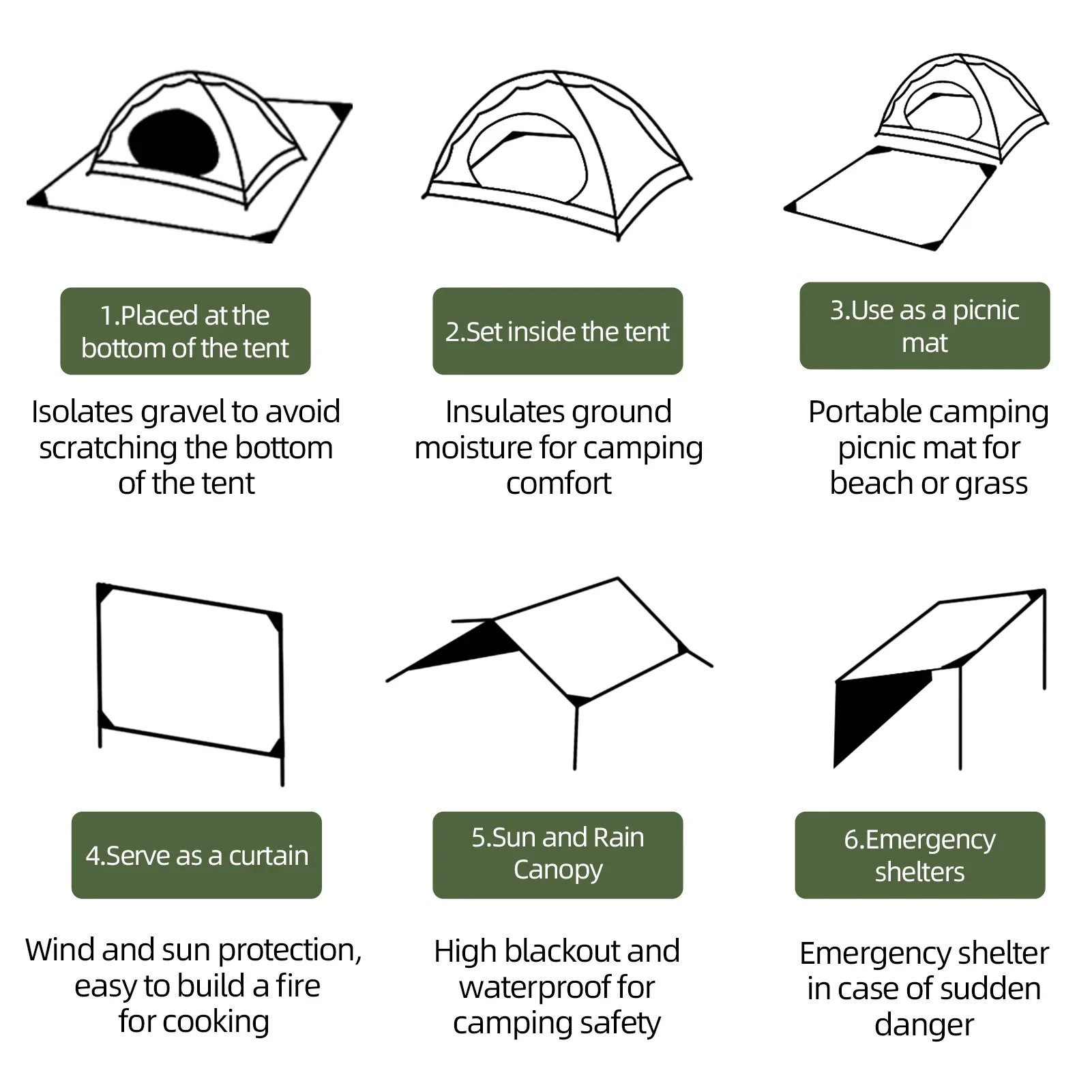 Lightweight Waterproof Picnic Blanket - Image 10