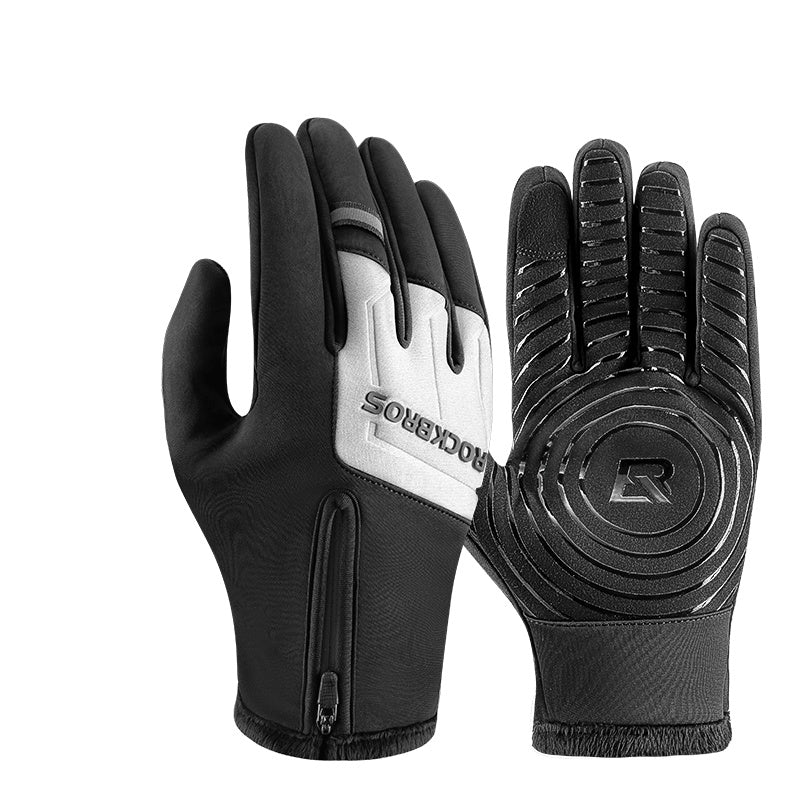 Winter Fleece Long Finger Gloves - Image 2