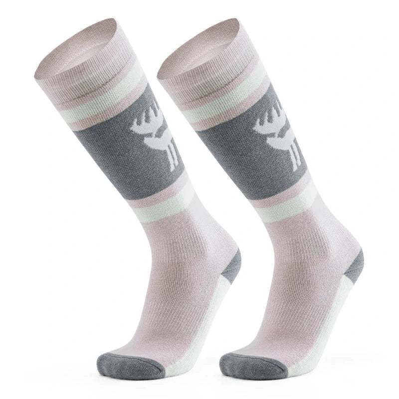 Qunature Wool Ski Socks Winter Warmth Shock Absorption for Skiing Comfort - Image 2