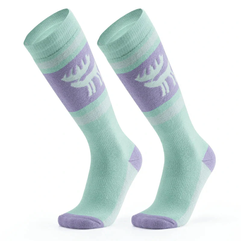 Qunature Wool Ski Socks Winter Warmth Shock Absorption for Skiing Comfort - Image 4
